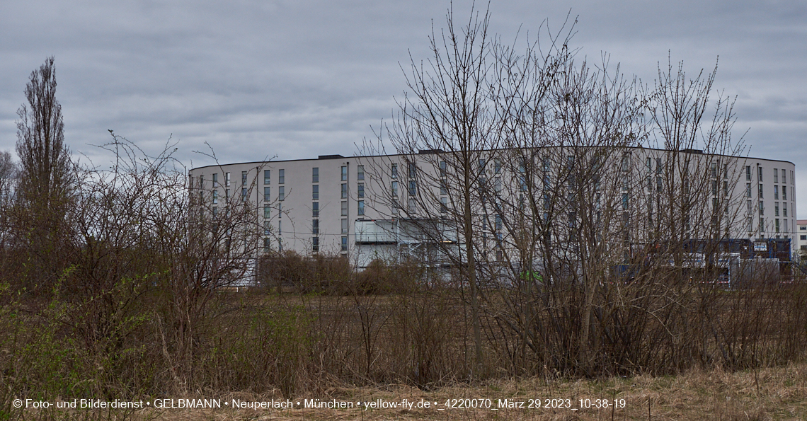 29.03.2023 - Baustelle REVO und Umgebung in Neuperlach